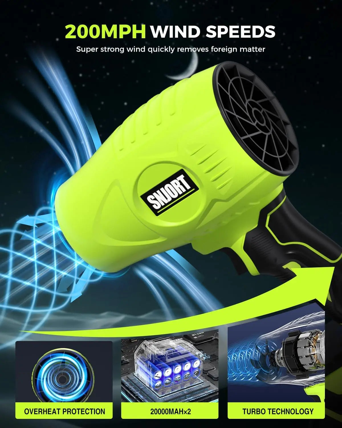 Turbo Jet Cordless Leaf Blower